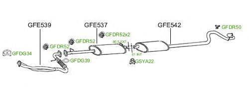 Система выпуска ОГ GT Exhaust 839