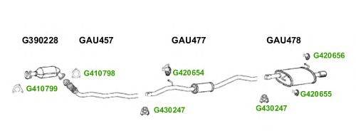 Система выпуска ОГ GT Exhaust 8869
