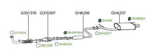 Система выпуска ОГ GT Exhaust 895