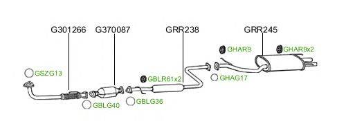 Система выпуска ОГ GT Exhaust 902