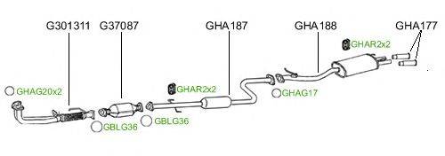 Система выпуска ОГ GT Exhaust 905