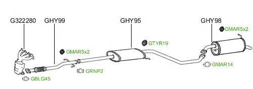 Система выпуска ОГ GT Exhaust 971