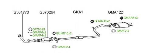 Система выпуска ОГ GT Exhaust 994