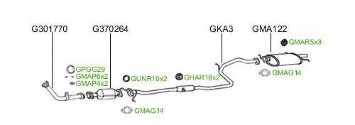 Система выпуска ОГ GT Exhaust 995