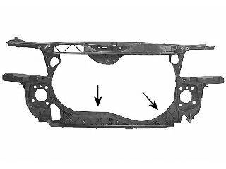 Облицовка передка VAN WEZEL 0325778