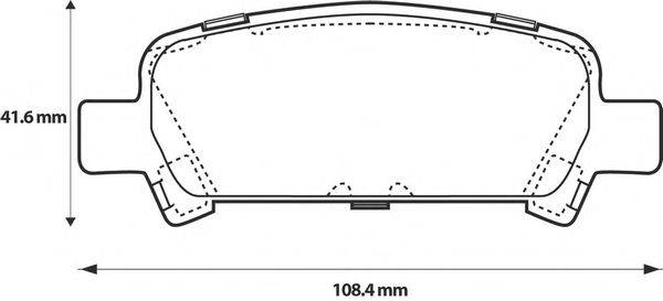 Комплект тормозных колодок, дисковый тормоз SPIDAN 32930