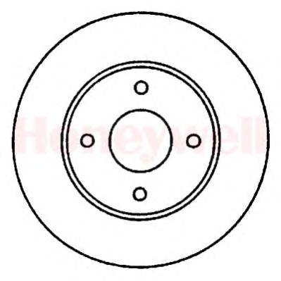 Тормозной диск BENDIX 561310B