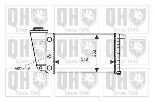 Радиатор, охлаждение двигателя QUINTON HAZELL QER2164
