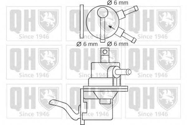 Топливный насос QUINTON HAZELL QFP144