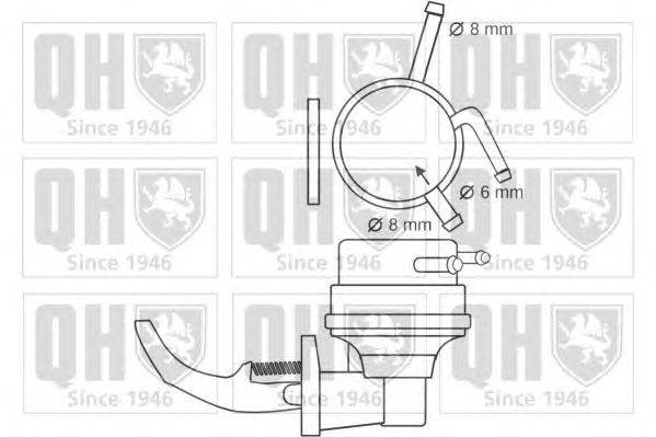 Топливный насос QUINTON HAZELL QFP303