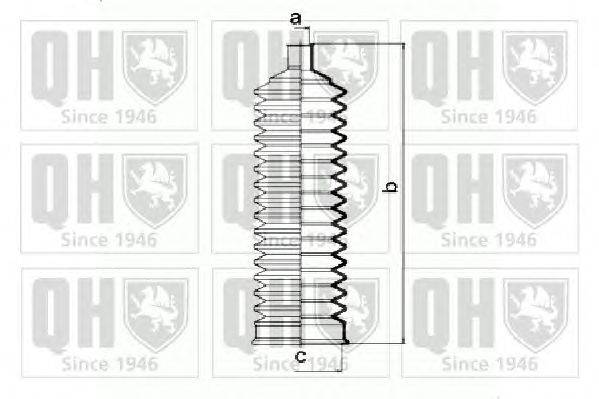 Комплект пылника, рулевое управление QUINTON HAZELL QG1378