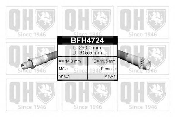 Тормозной шланг QUINTON HAZELL BFH4724