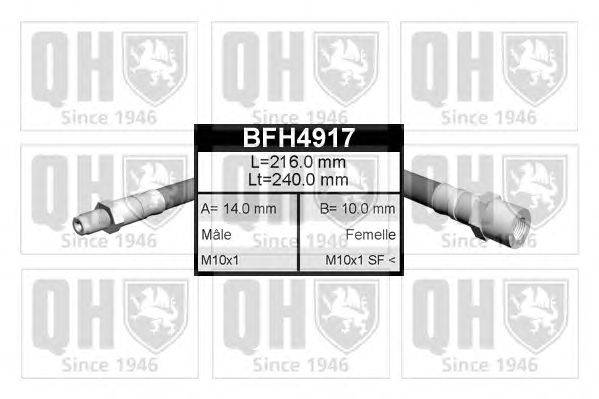 Тормозной шланг QUINTON HAZELL BFH4917