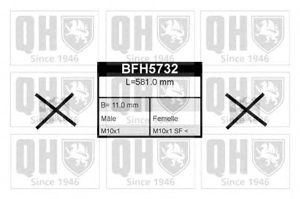 Тормозной шланг QUINTON HAZELL BFH5732