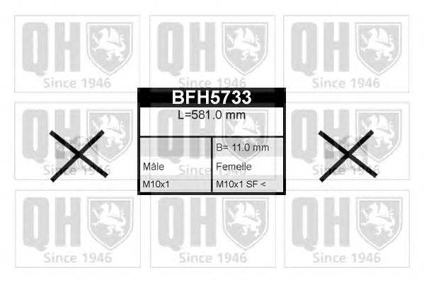 Тормозной шланг QUINTON HAZELL BFH5733