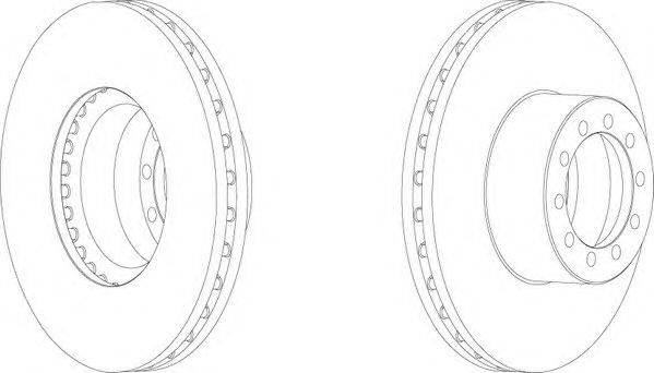 Тормозной диск FERODO FCR286A