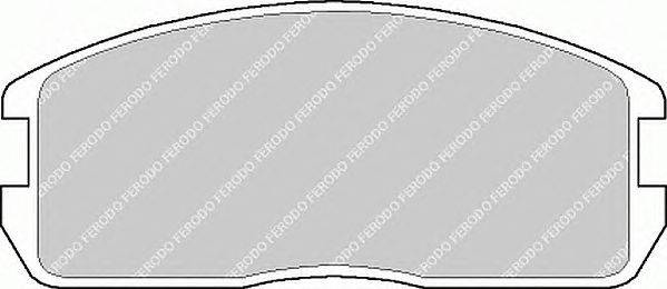 Комплект тормозных колодок, дисковый тормоз FERODO 21126