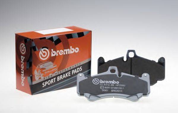 Комплект экономичных тормозных колодок BREMBO 07.B314.28