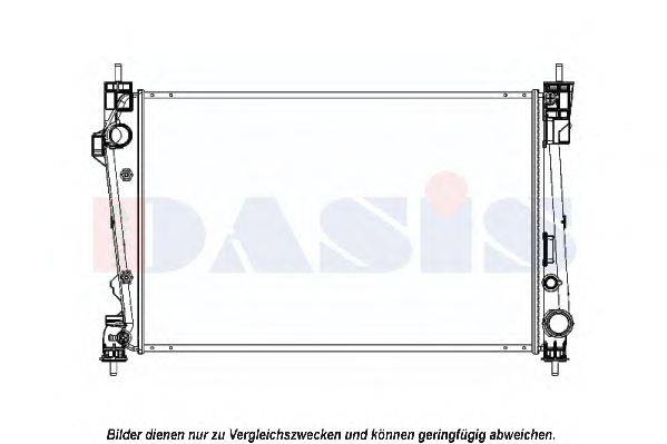 Радиатор, охлаждение двигателя AKS DASIS 010015N