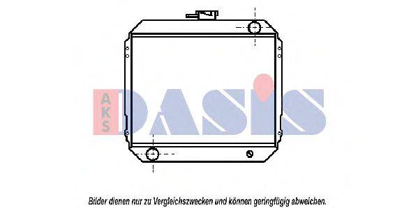 Радиатор, охлаждение двигателя AKS DASIS 27122