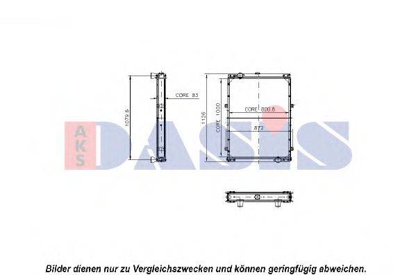 Радиатор, охлаждение двигателя NRF 51592