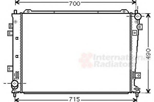 Радиатор, охлаждение двигателя SCHLIECKMANN 60832162