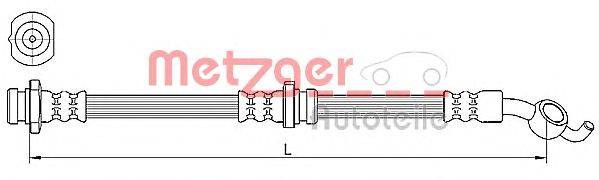 Тормозной шланг METZGER 4110392