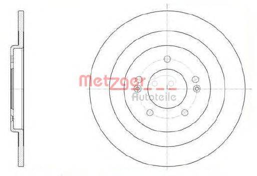 Тормозной диск METZGER 61437.00