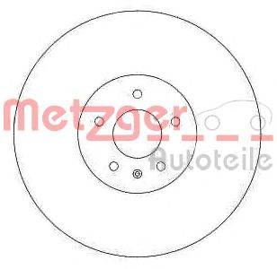 Тормозной диск METZGER 23-1250C