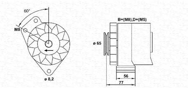 Генератор MAGNETI MARELLI 943356677010