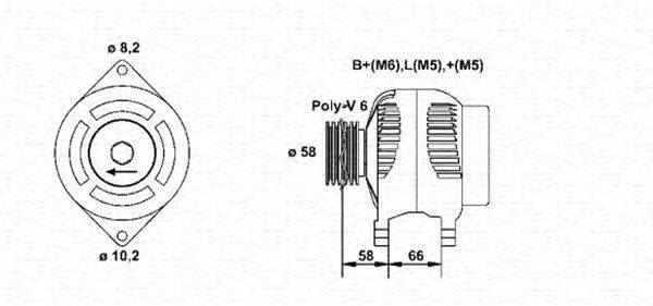 Генератор MAGNETI MARELLI 943356980010