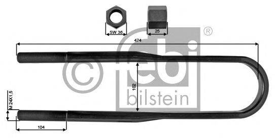 Стремянка рессоры FEBI BILSTEIN 39177