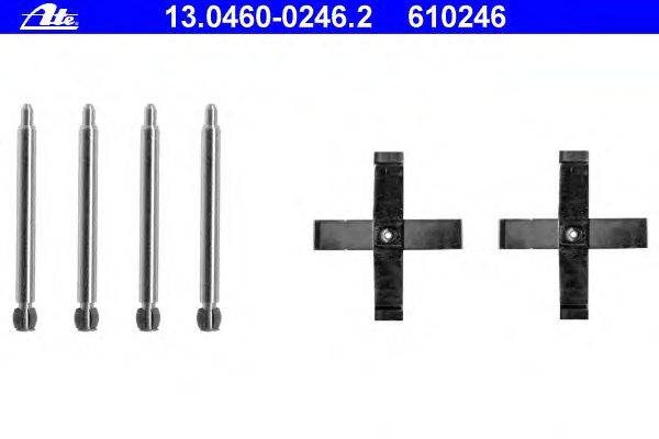 Комплектующие, колодки дискового тормоза ATE 13.0460-0246.2