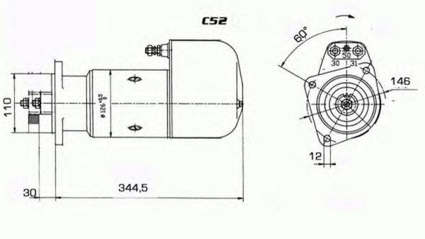 Стартер EFEL 22816