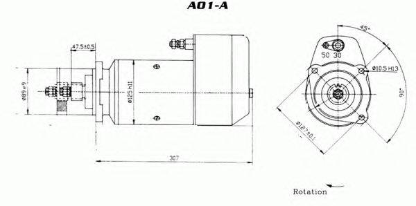 Стартер EFEL 22204