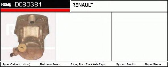 Тормозной суппорт DELCO REMY DC80381