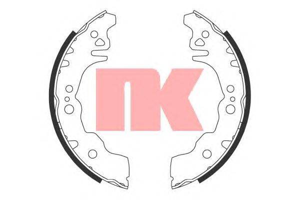 Комплект тормозных колодок NK 2751775
