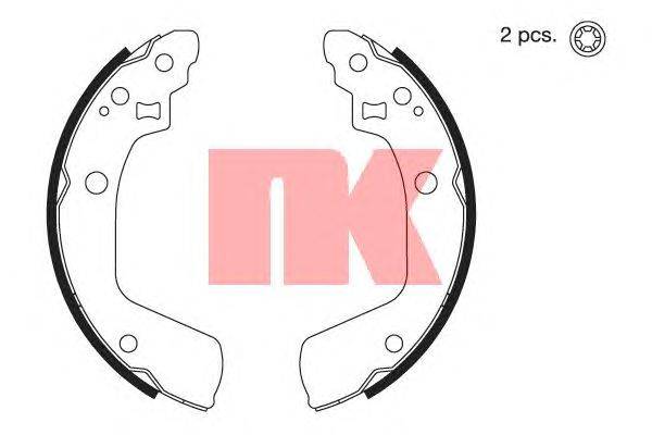 Комплект тормозных колодок NK 2752806