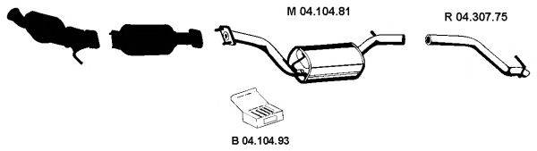 Система выпуска ОГ EBERSPÄCHER 042138