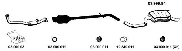 Система выпуска ОГ EBERSPÄCHER 032049