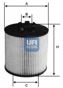 Масляный фильтр UFI 2504700