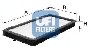 Фильтр, воздух во внутренном пространстве UFI 5304600