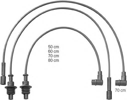 Комплект проводов зажигания BERU ZEF1392