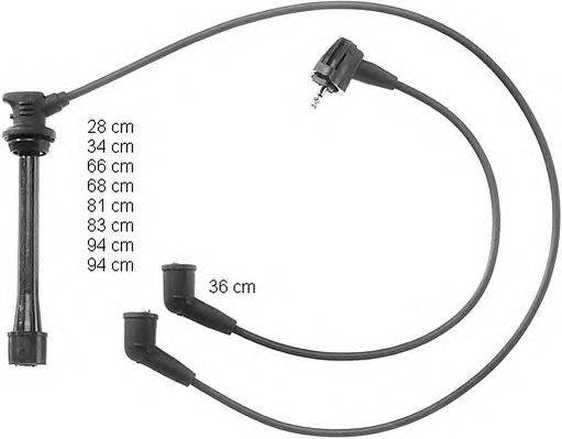 Комплект проводов зажигания BERU ZEF943