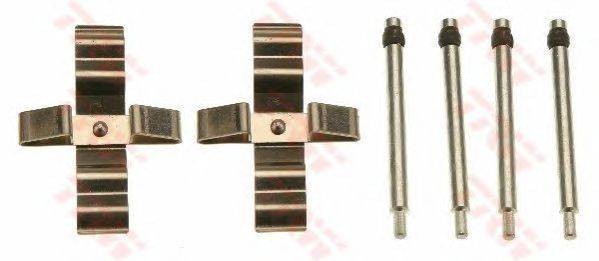 Комплектующие, колодки дискового тормоза TRW PFK631