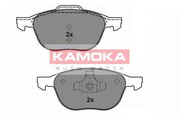 Комплект тормозных колодок, дисковый тормоз KAMOKA JQ1018124