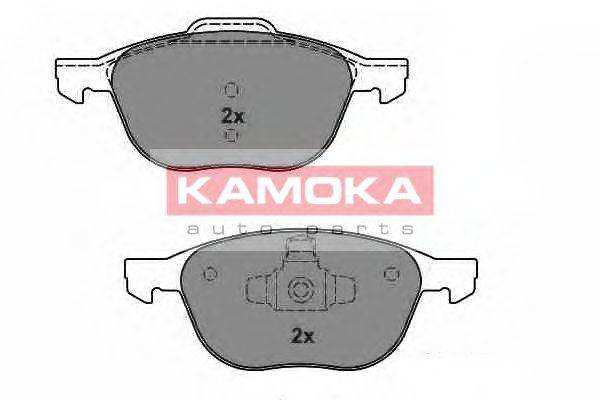 Комплект тормозных колодок, дисковый тормоз KAMOKA 101143