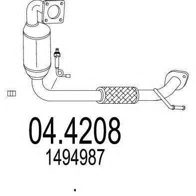 Катализатор MTS 04.4208