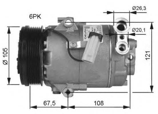 Компрессор, кондиционер NRF 32480G