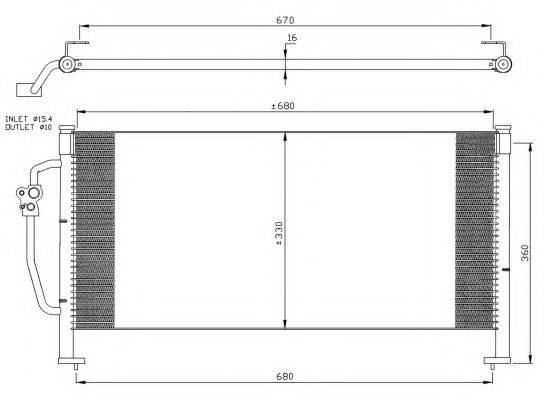 Конденсатор, кондиционер NRF 35401